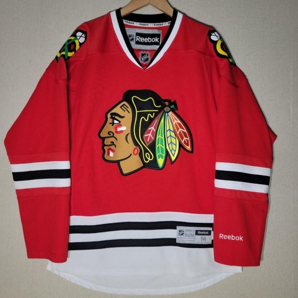Reebok Red‎ Hockey Jersey - Picture 1 of 6